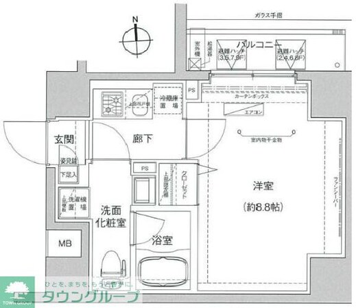 アイルプレミアム向島イーストの物件間取画像